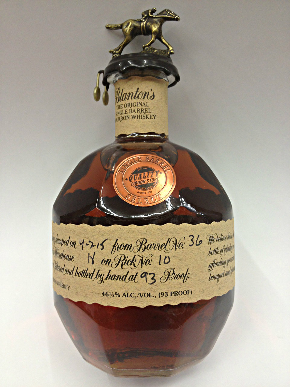 Blanton's Single Barrel Select Private Selection from Quality Liquor Store