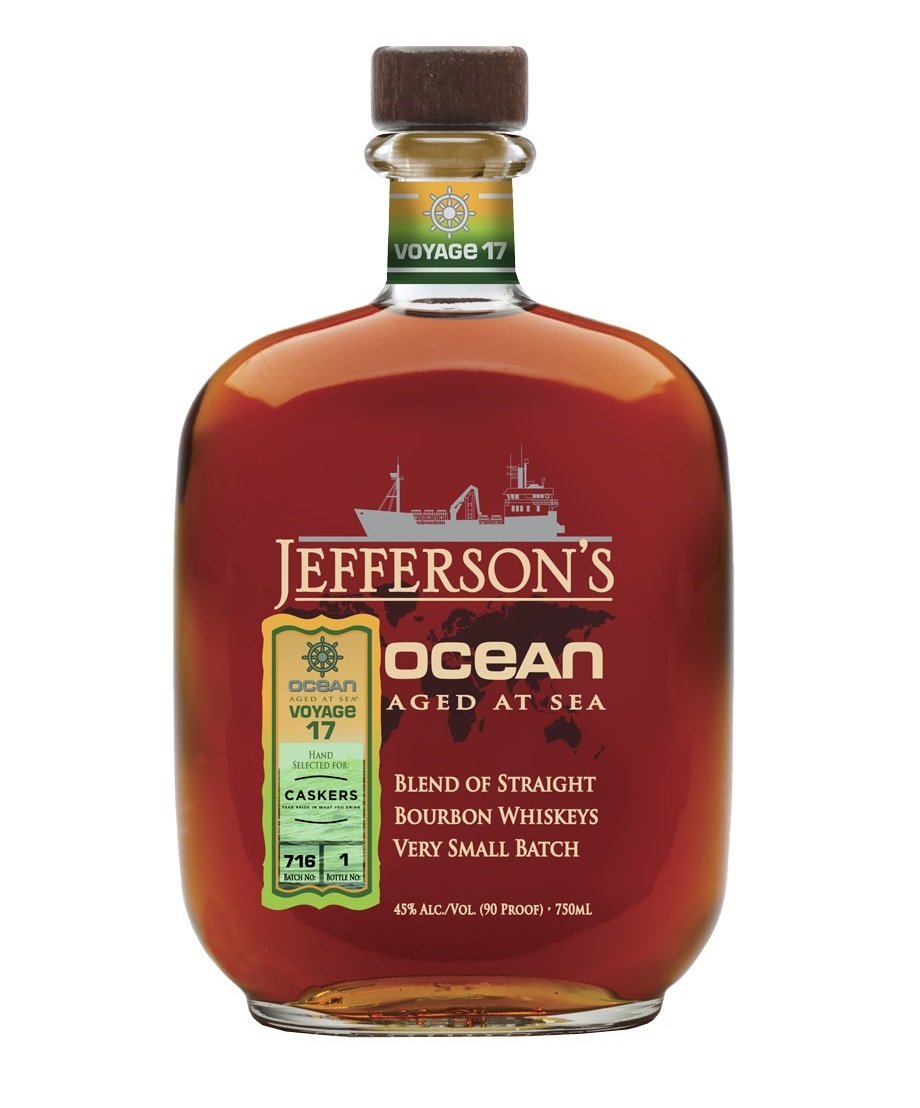 Jefferson's Ocean Aged at Sea Bourbon Voyage 17 Private Selection for Caskers
