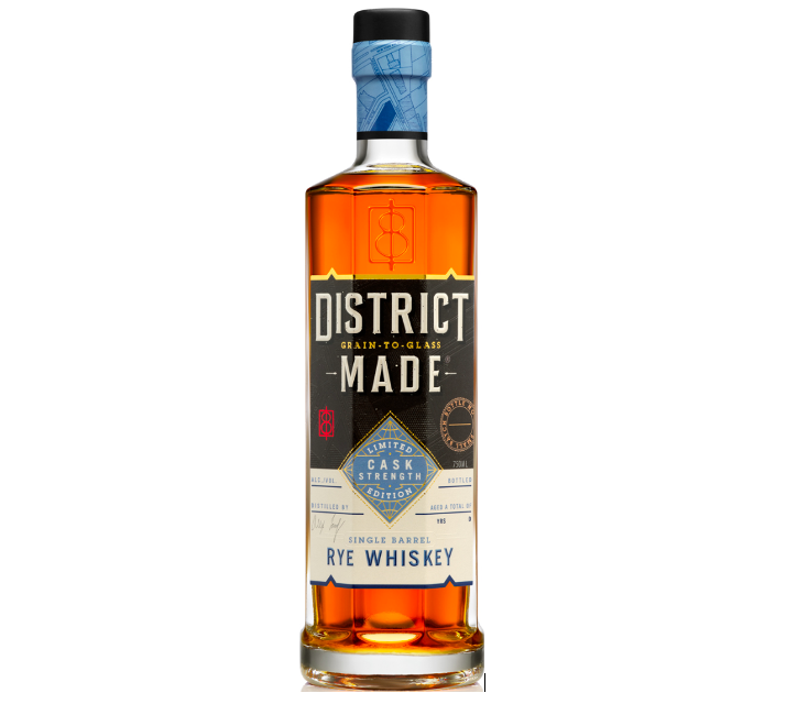 One Eight Distilling District Made Single Barrel Cask Strength Rye