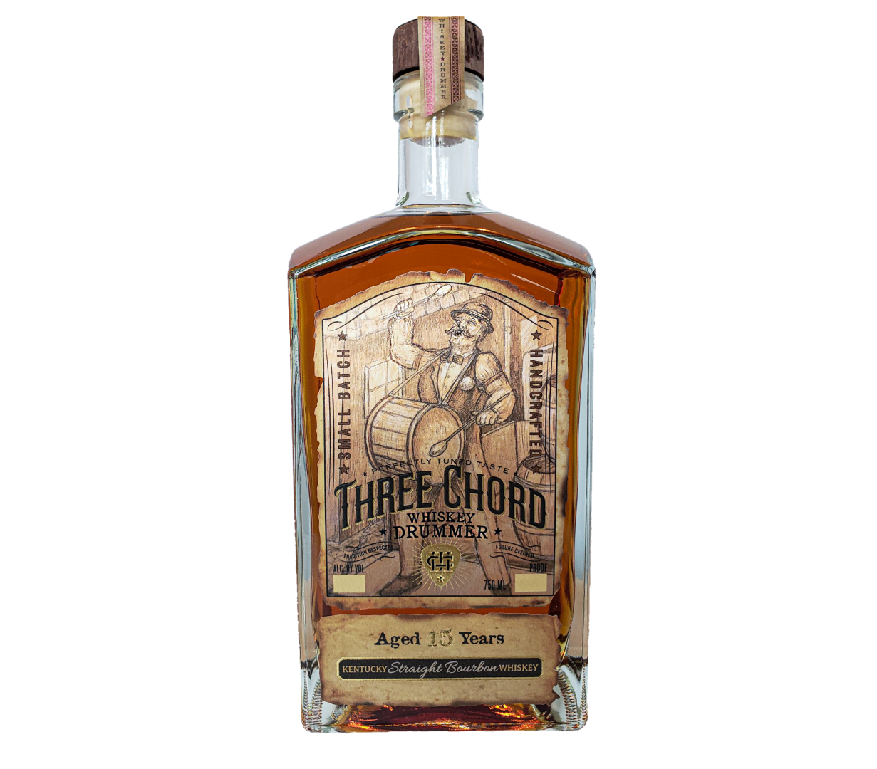 Three Chord Whiskey Drummer Bourbon 15 Years Old