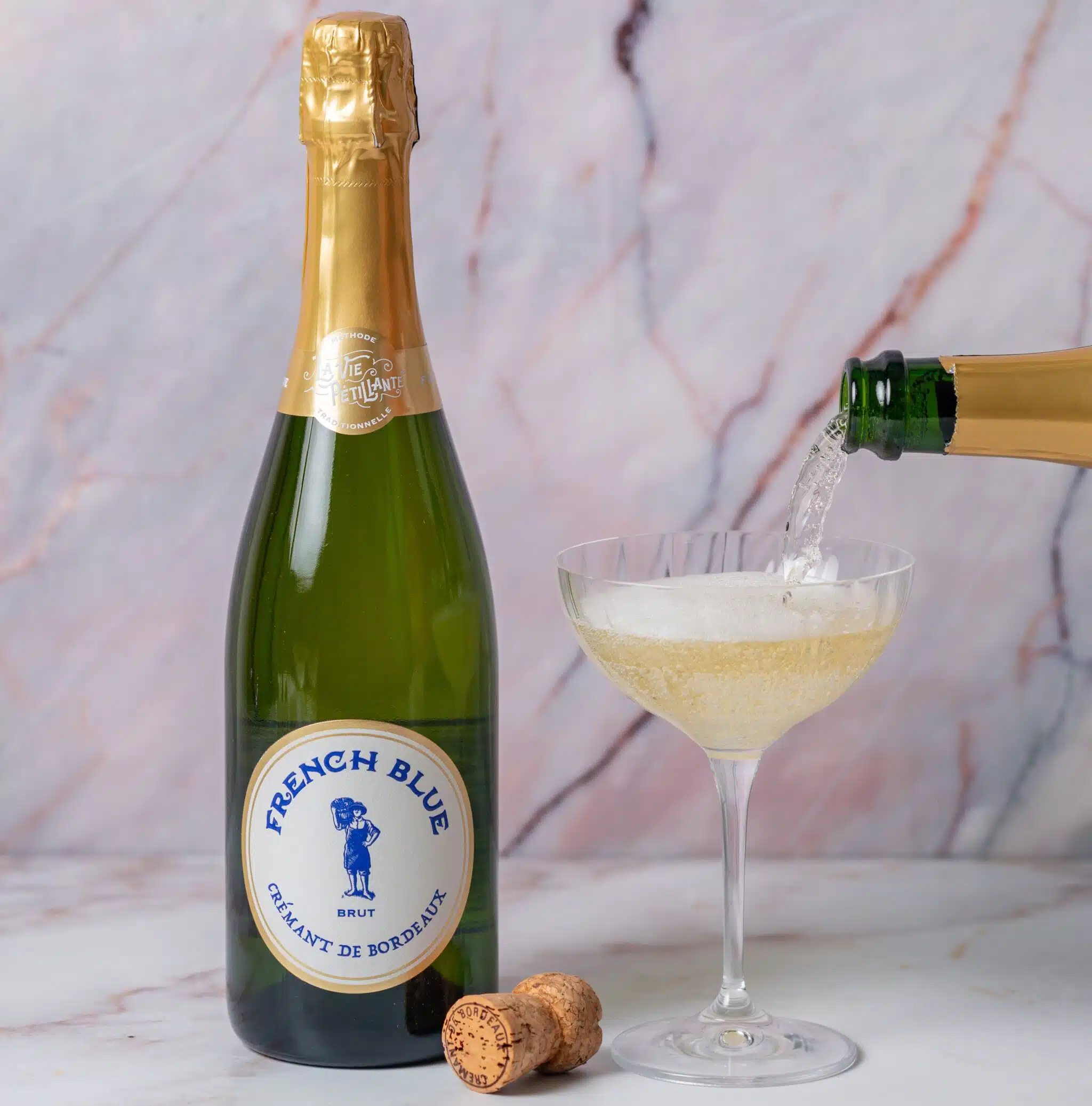 Review: NV French Blue Cremant de Bordeaux Brut and Brut Rose